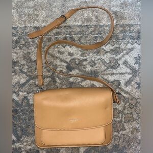 Pixie Mood tan/camel crossbody bag.